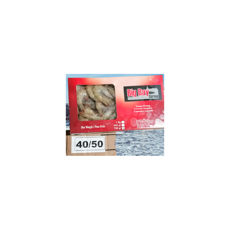 Crevetten BigBay 40/50 ganz 1Kg